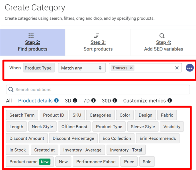 Create Category - Tagalys