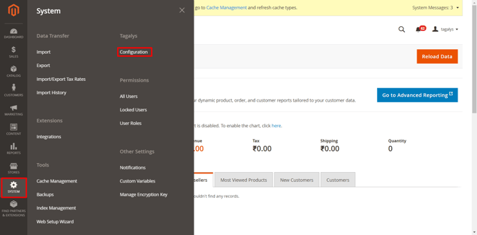 Enable Tagalys search for Magento 2.X