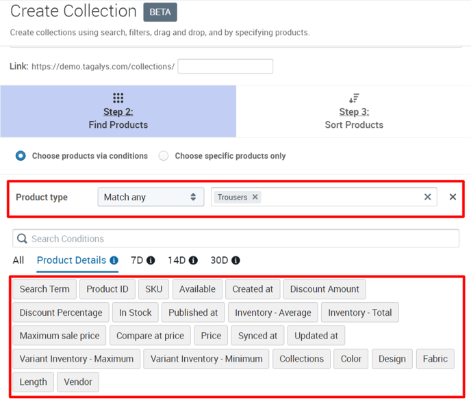 Smart collections - 2-1