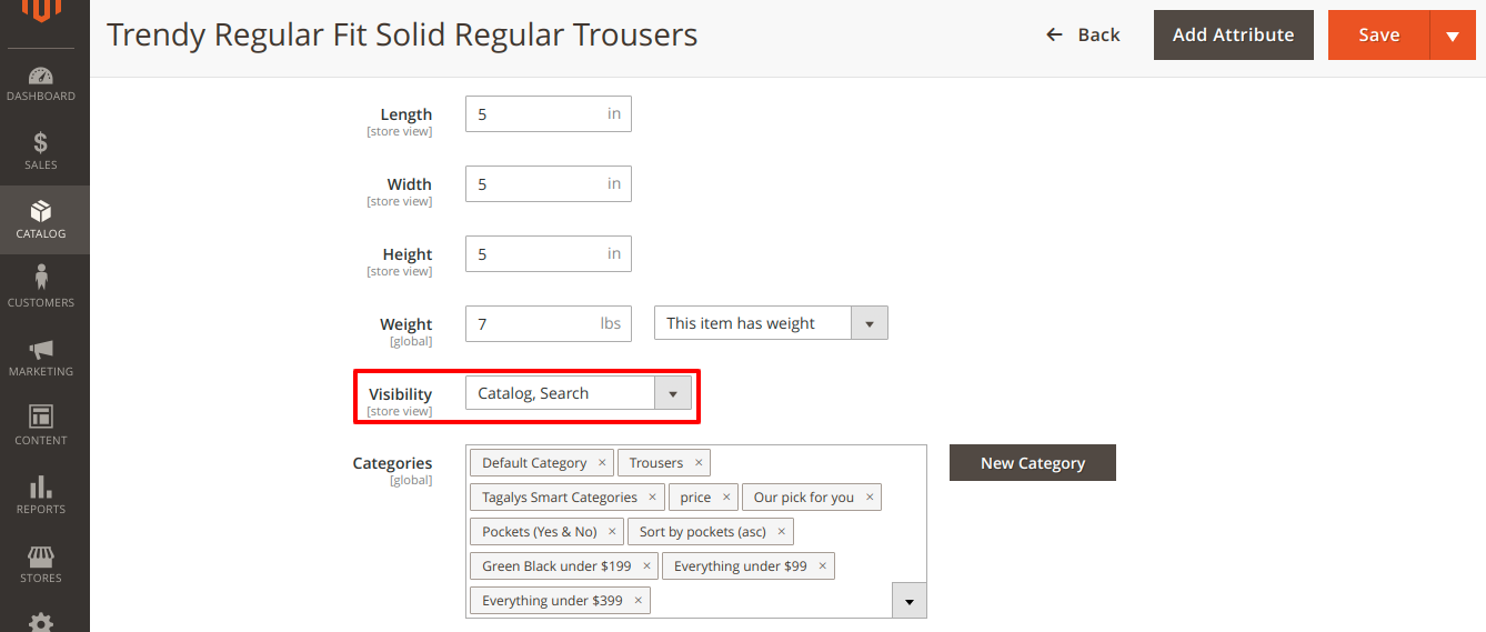 Products added in Magento Catalog displaying in Tagalys Dashboard